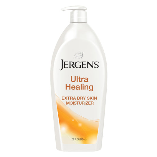 Jergens Ultra Healing Dry Skin Lotion, Hand and Body Moisturizer for Quick Absorption into Extra Dry Skin with Hydralucence Blend