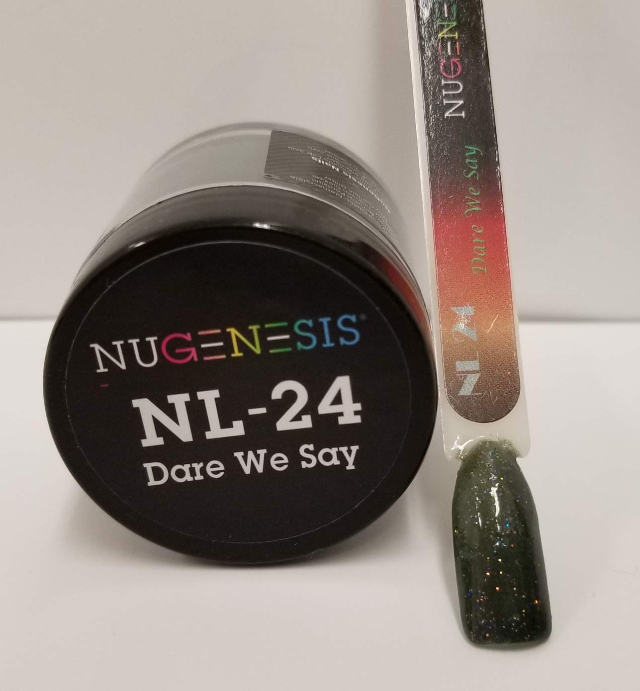NuGenesis Nail Dipping Powder Color 1.5oz/43g Jar - (NL24 DARE WE SAY) Beauty & Personal Care Nugenesis