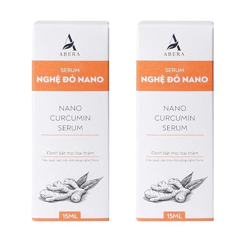 ABERA Nano Turmeric Vitamin C Serum, Nourish and Brighten Skin Tone, Reduce Dark Spots, Acne Bruise Relief, Restore Skin Strength, Skin Care Oil