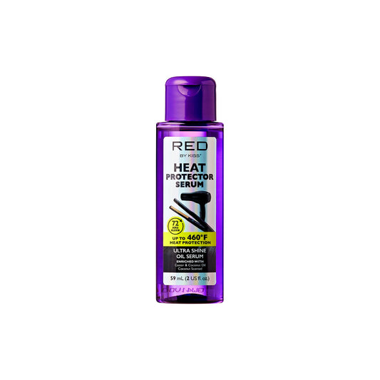 Red by Kiss Heat Protector Hair Styling Serum, Thermal Protection Ultra Shine Oil Serum, Protects Hair from Heat Damage, Anti Frizz Strengthening