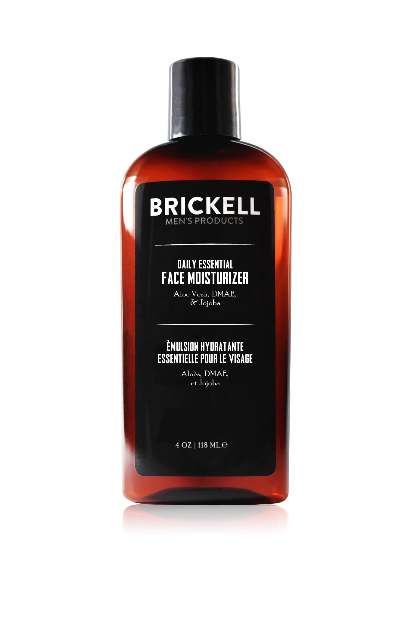 Brickell Men's Daily Essential Face Moisturizer for Men, Natural and Organic Fast-Absorbing Face Lotion with Hyaluronic Acid, Green Tea, and Jojoba, 4