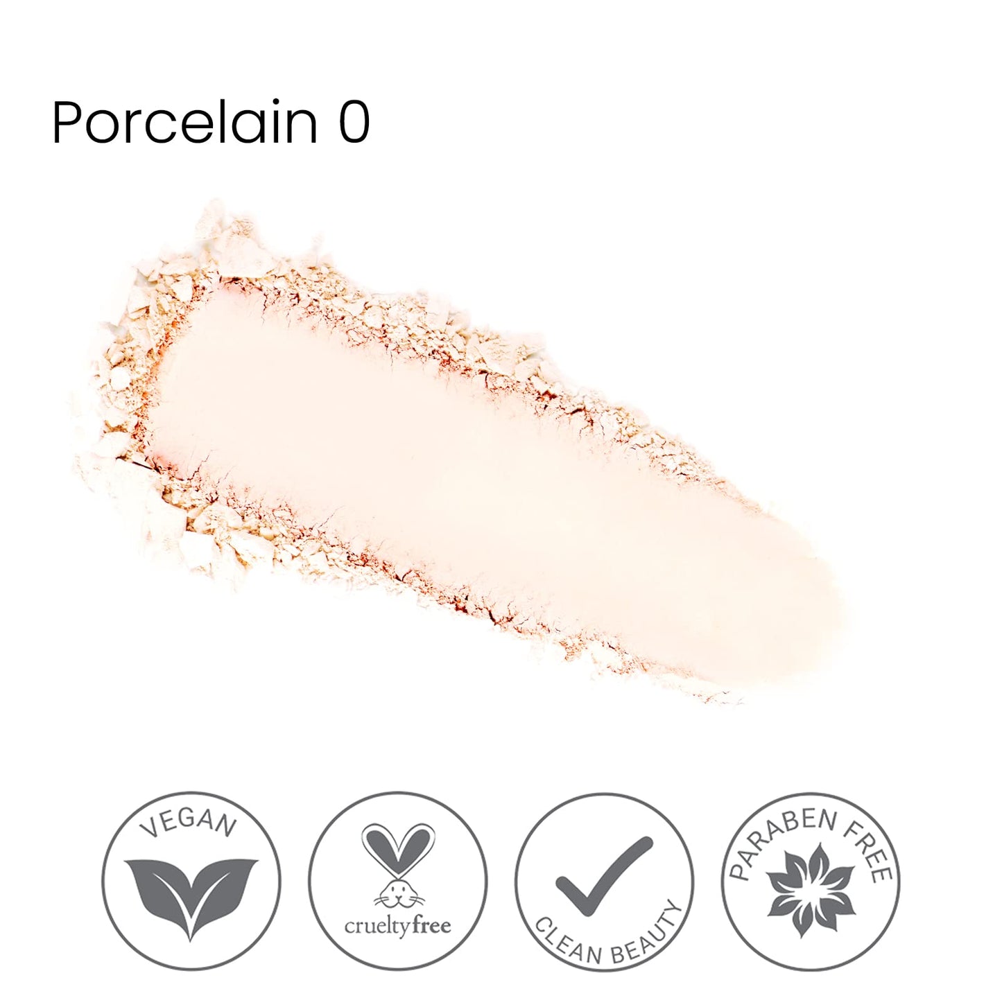 True + Luscious Sheer Halo Complexion Powder in Porcelain - Talc-Free Setting & Foundation Powder - Oil Control Mineral Pressed Powder with Kaolin