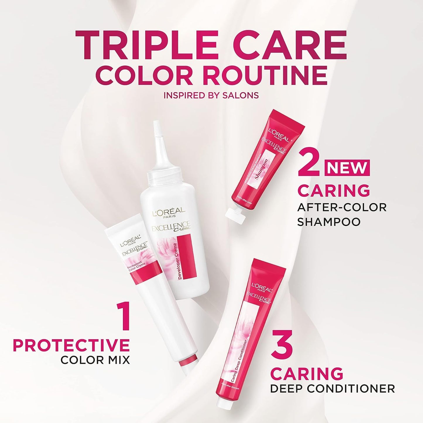 L'Oreal Paris Excellence Créme Permanent Hair Color, Champagne Blonde [8.5A] 1 ea ( Packs of 3)
