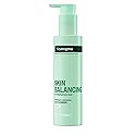 Neutrogena Skin Balancing Kaolin Clay Cleanser with 2% Polyhydroxy Acid (PHA), Mattifying & Conditioning Face Wash for Oily Skin, Paraben-Free