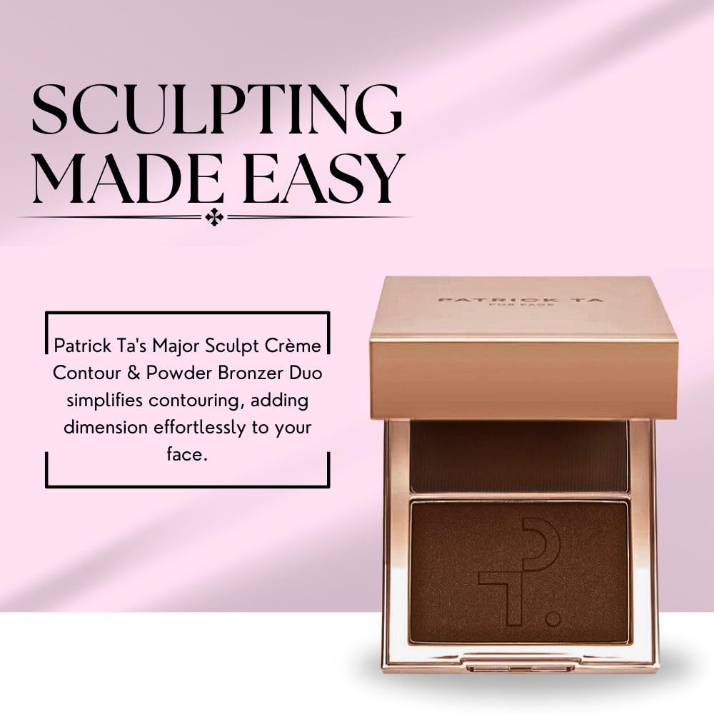 PATRICK TA Major Sculpt Crème Contour & Powder Bronzer Duo She's Chiseled