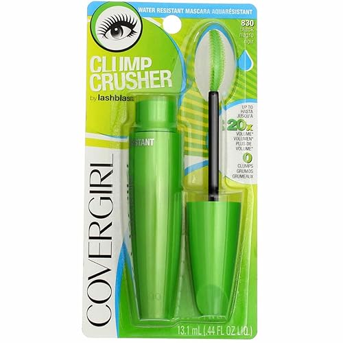 CoverGirl LashBlast Clump Crusher Mascara, Water Resistant, Black 830 - Pack of 3
