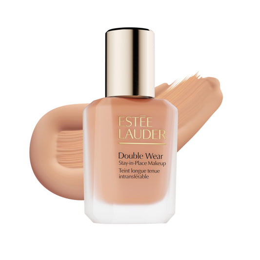 Estée Lauder Double Wear Stay-in-Place Foundation Makeup | 36-Hour Long-Wear Matte Foundation, 1 Fl Oz, 3C3 Sandbar