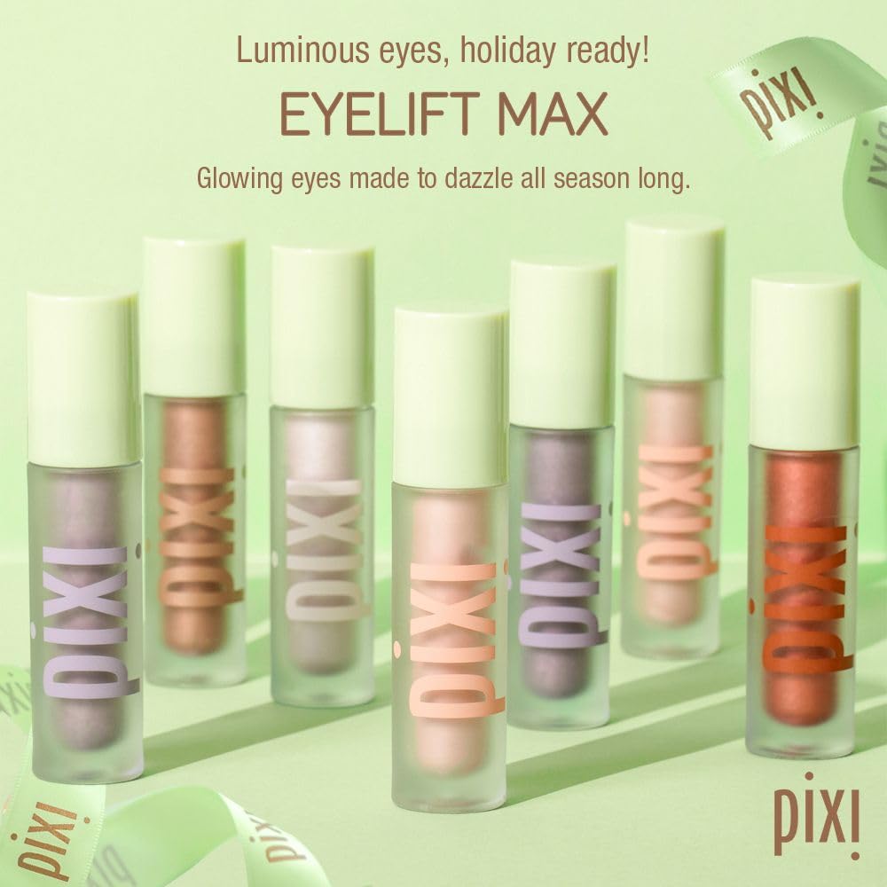 Pixi EyeLift Max Liquid EyeShadow | Long-Wearing, Crease-Free Color | Luminous & Soft-Focus Finish | With Avocado, Rosehip & Mango Seeds Extracts…