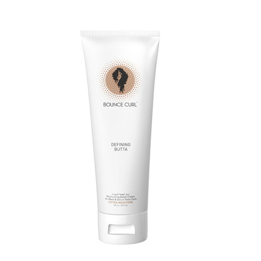 Bounce Curl Defining Butta Curl Cream for Type 4 Natural Hair, Murumuru Butter and Baobab Oil, Moisture and Frizz Control, Wash and Go, Vegan, 8 fl oz