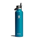Hydro Flask 24 oz Standard Mouth Flex Straw Cap Laguna
