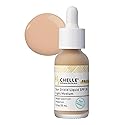 MyChelle Dermaceuticals Sun Shield Liquid Zinc SPF 30 Light/Medium - Tinted Sunscreen for All Skin With Oil-Absorbing Bentonite Clay - Use as Sheer