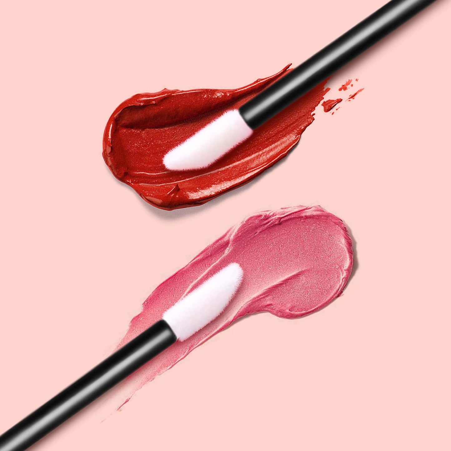 Disposable Lip Wands and Mascara Wands, 100pcs each package total 200pcs Lip Applicators Mascara Makeup Applicator Lip gloss Tool Makeup Make Up Lip