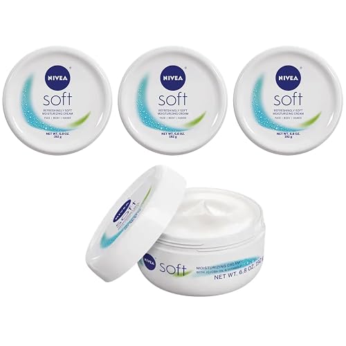 NIVEA Soft Moisturizing Creme 6.80 oz (Pack of 3)