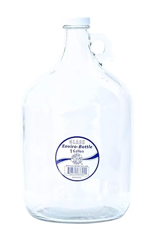 New Wave Enviro Products Glass Bottle, Clear, 1-Gallon