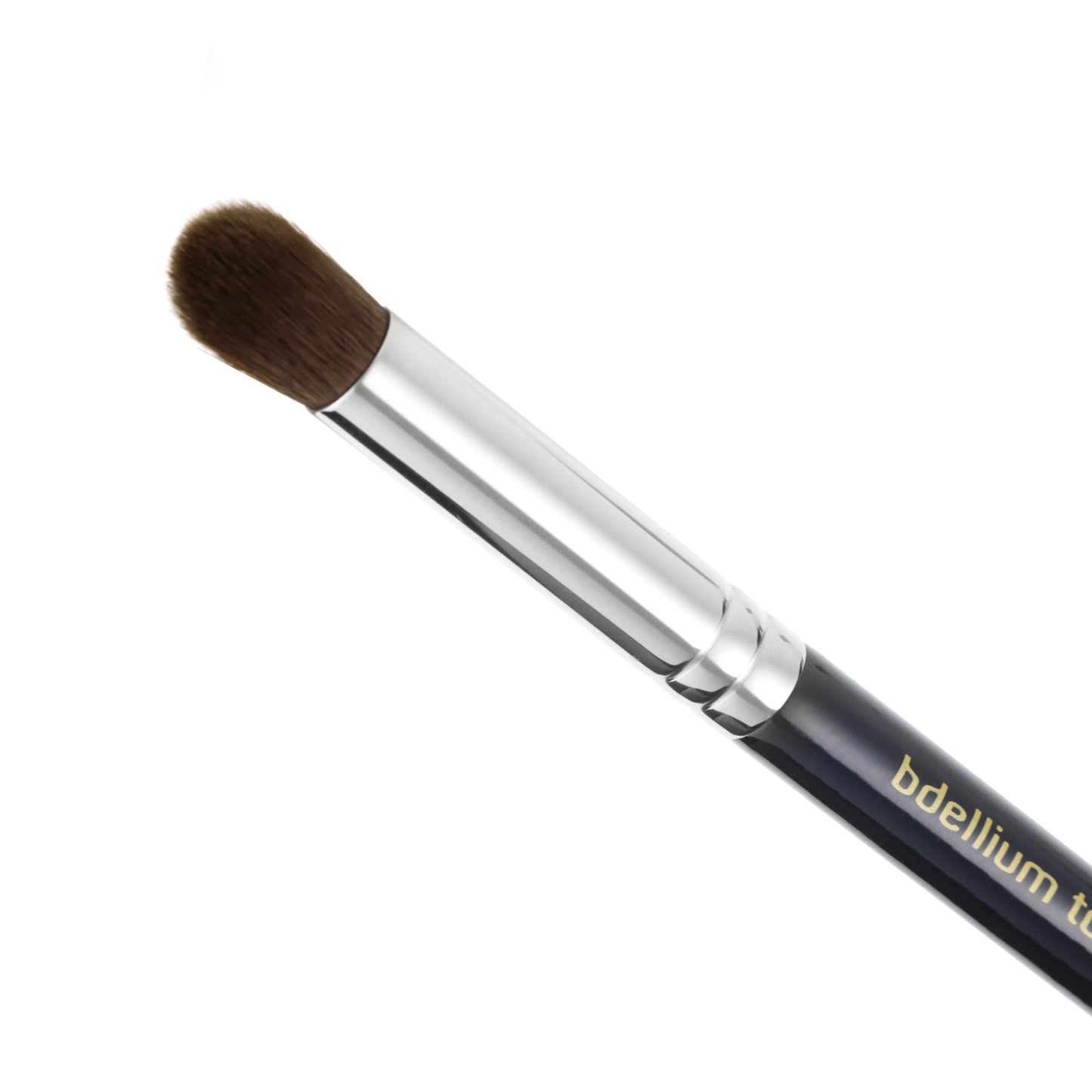 Bdellium Tools Professional Makeup Brush - Maestro Series 767 Round Dome Blender - With Soft Synthetic Fibers, For Blending & Smoothing (Black, 1pc)