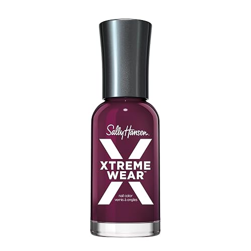 Sally Hansen Xtreme Wear Nail Polish, Streak-Free, Shiny Finish, Long-Lasting Nail Color, With the Beet, 0.12 fl oz Beauty & Personal Care Sally Hansen