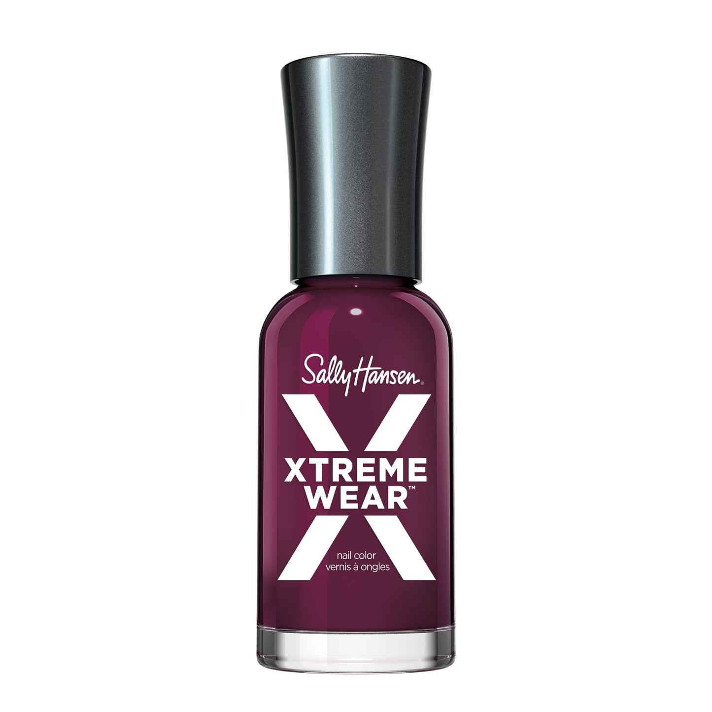 Sally Hansen Xtreme Wear Nail Polish, Streak-Free, Shiny Finish, Long-Lasting Nail Color, With the Beet, 0.12 fl oz Beauty & Personal Care Sally Hansen