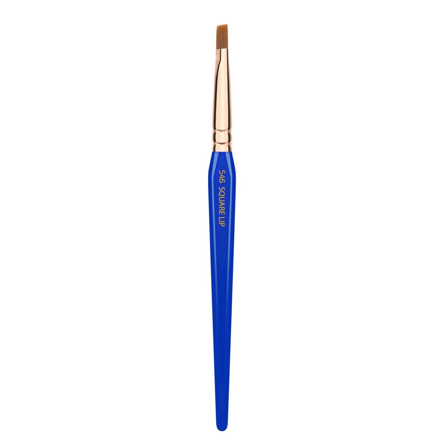 Bdellium Tools Professional Makeup Brush - Golden Triangle 546 Square Lip - With All Vegan and Soft Synthetic Fibers, For Applying Color Precisely
