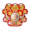 PACHA SOAP Co. Holiday Bath Bomb Card 3 Pack, Sweet Gingerbread - Scents of Sugar and Spice, Moisturizing, Naturally Derived & Handcrafted in The USA