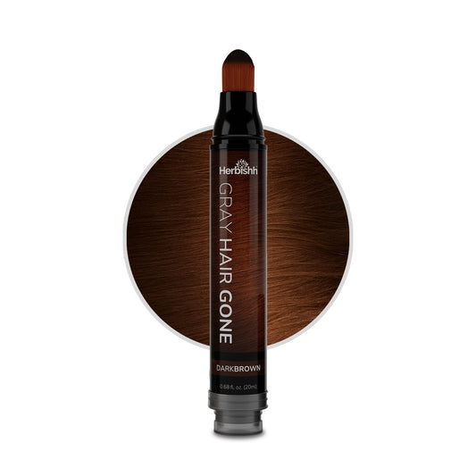 Herbishh Hair Root Touch-up Pen, Instant Gray Coverage & Hair Loss Cover up, Concealer for Thin Hairlines, Water Resistant & Semi Permanent Smudge Beauty & Personal Care Herbishh