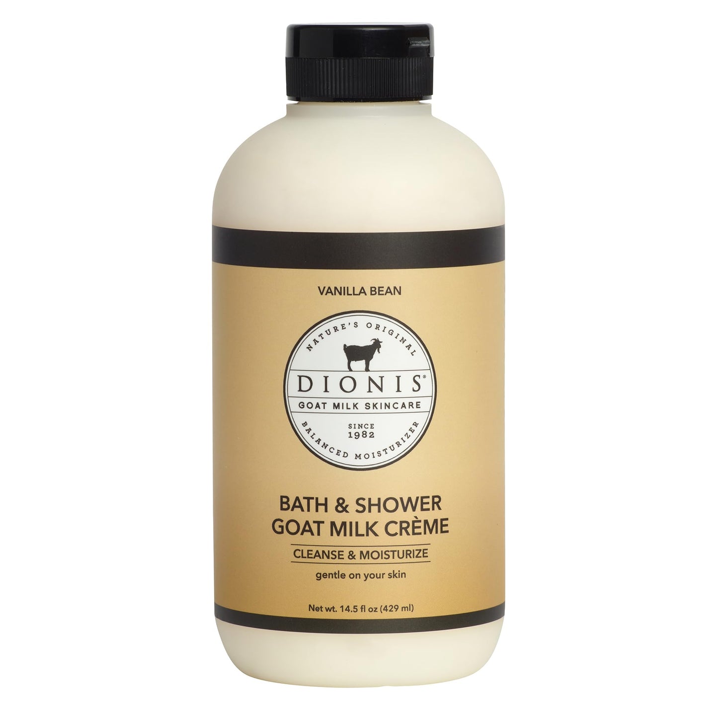 Dionis Bath & Shower Goat Milk Crème Vanilla Bean 14.5oz (Pack of 1)