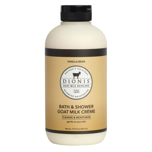 Dionis Bath & Shower Goat Milk Crème Vanilla Bean 14.5oz (Pack of 1) Beauty & Personal Care Dionis