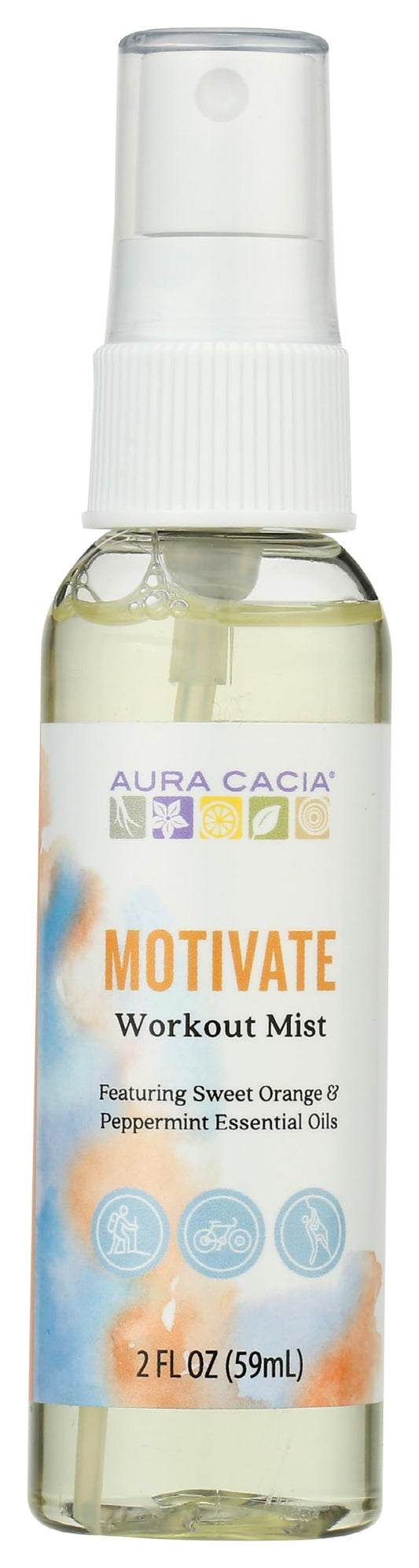 Aura Cacia Motivated Workout Mist, 2 FZ