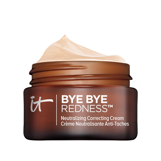 IT Cosmetics Bye Bye Redness Full Coverage Color Correcting Cream (Porcelain Beige) - Redness Neutralizing Tinted Face Moisturizer, 12HR Hydration Beauty & Personal Care IT Cosmetics