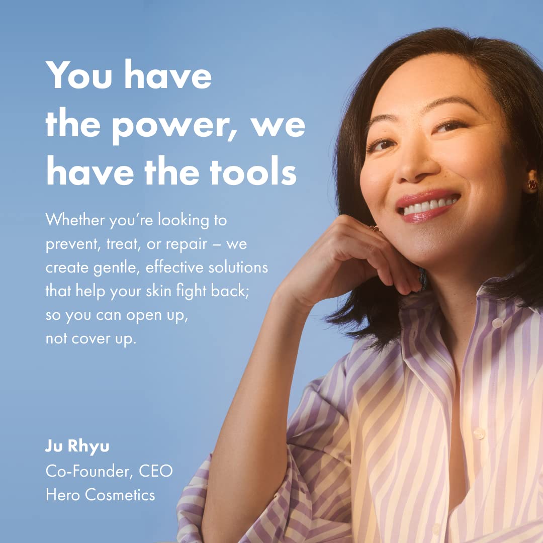 Hero Cosmetics Rescue Balm +Dark Spot Retouch 0.5oz – Post-Blemish Recovery Cream, Calms, Nourishes & Corrects Discoloration, Derm-Tested