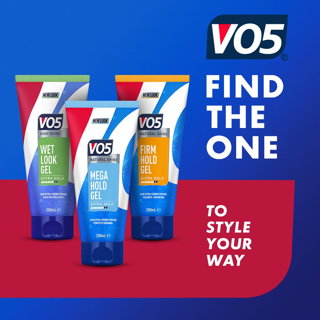 VO5 Mega Hold Styling Gel (200ml)