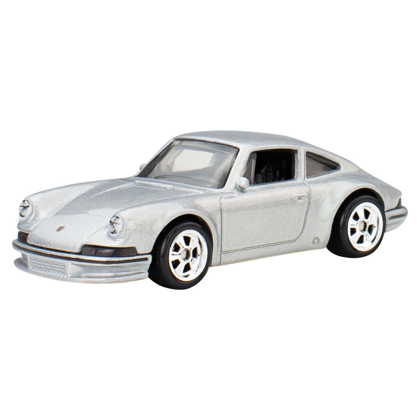 Hot Wheels Silver '71 Porsche 911 Pop Culture Top Gun Movie Series 1:64 Scale Collectible Die Cast Metal Toy Car Models with Rubber Real Riders