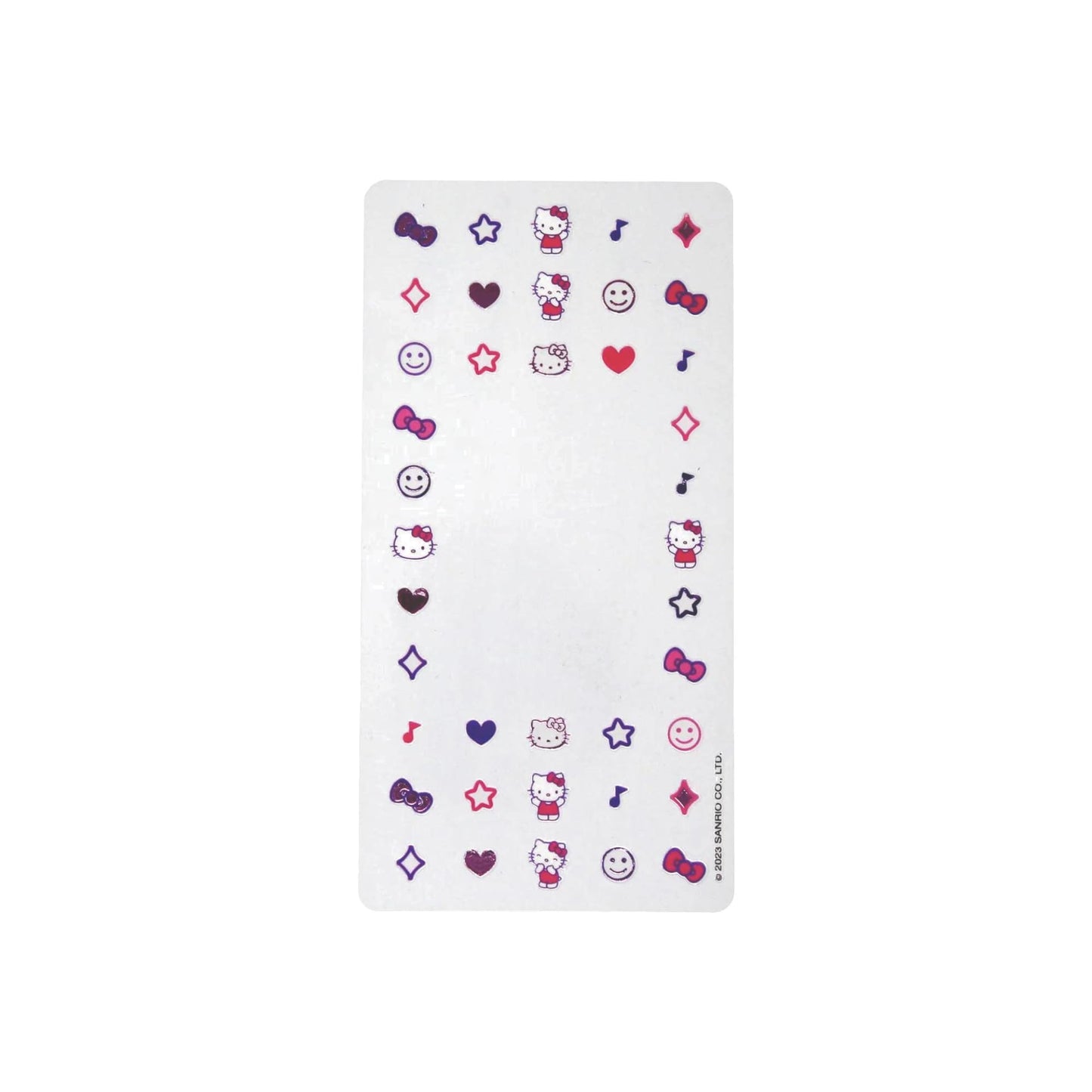 The Crème Shop X Hello Kitty (Purple) 50 Nail Decals + Clear Polish, Nail Stickers for Nail Art, Naik Kits Beauty & Personal Care The Crème Shop