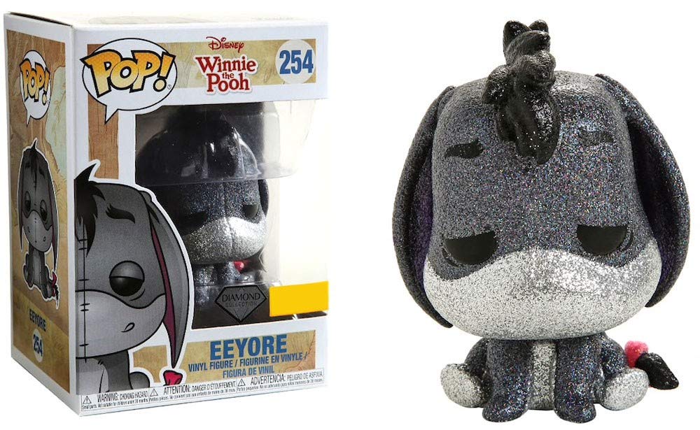 Funko Pop Winnie The Pooh Eeyore Diamond Edition Exclusive, One Size, Black
