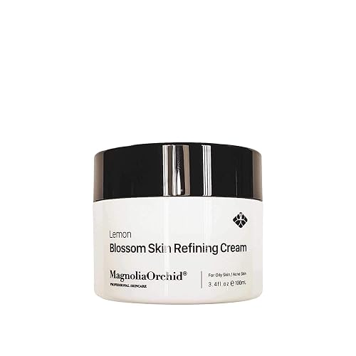 Magnolia Orchid Lemon Blossom Skin Refining Cream for All Skin Types, 3.4 Fl. Oz./100 ml