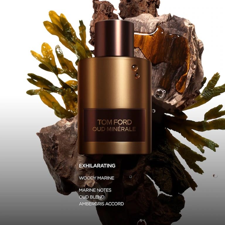 Tom Ford Oud Minerale Eau De Parfum set 3.4 fl oz/ 100ml with Travel Spray 0.34 fl oz/ 10ml