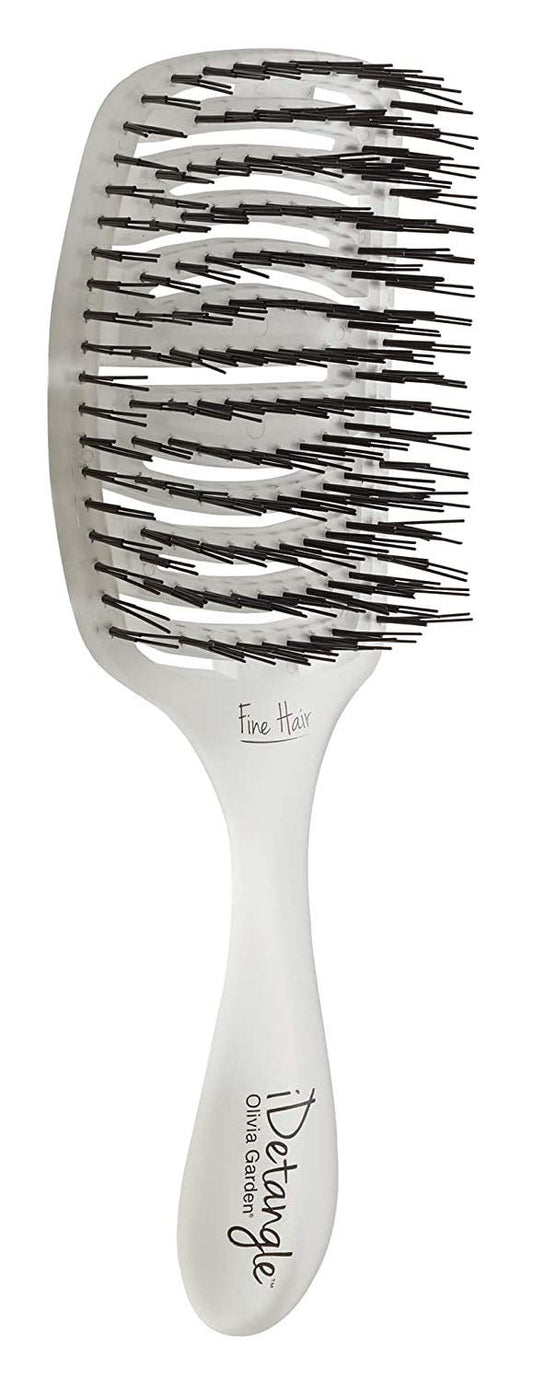 Olivia Garden iDetangle Brush for Wet and Dry Hair - Detangler Brush for Women and Men - Adjusts Tension by Hair Type - For Curly, Wavy or Straight