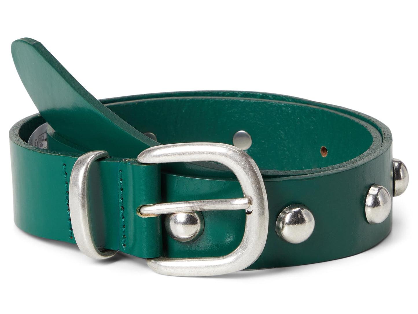 Free People Women's Rhodes Stud Belt, Emerald, S/M