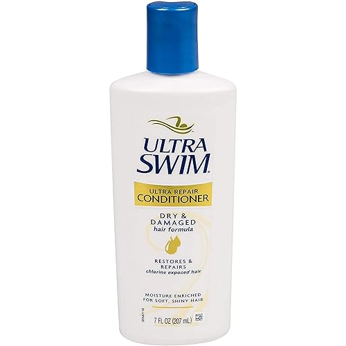Ultra Swim Ultra Hydration Conditioner, Dry & Damaged Hair Formula, Moisture Enriched, Paraben-Free, 7 fl oz (Pack of 3)