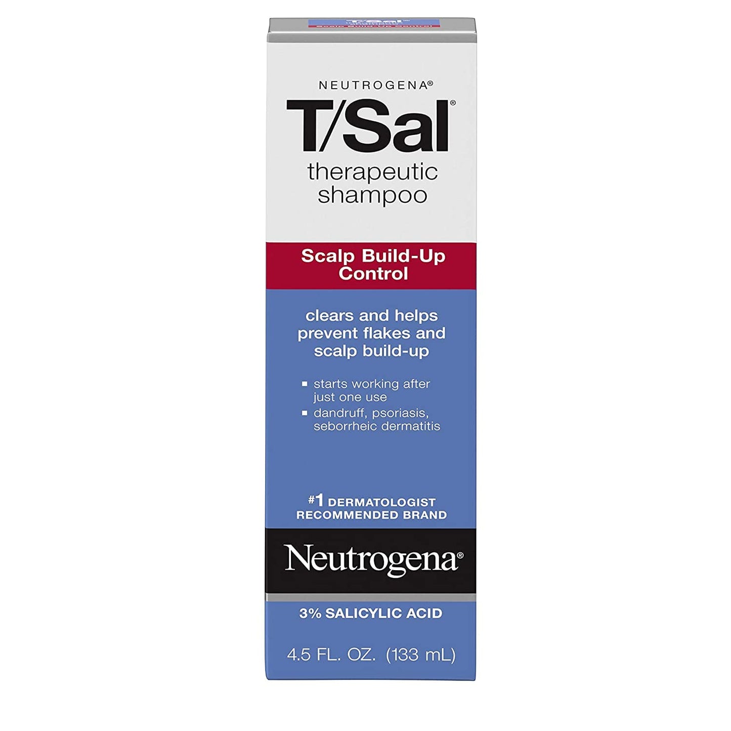 Neutrogena T/Sal Therapeutic Maximum Strength Shampoo 4.50 oz (Pack of 3)