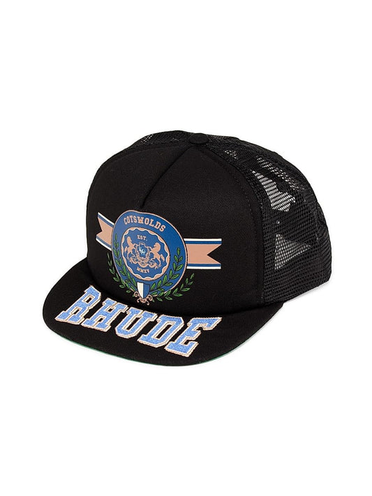 Rhude, Cotswold Trucker Hat, Black