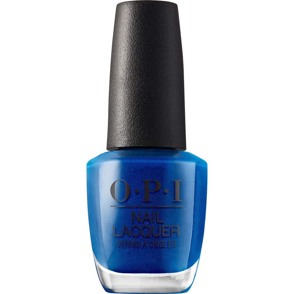 OPI Nail Lacquer Do You Sea What I Sea? | Opaque Bright Blue Shimmer Chip Resistant Nail Polish | Fiji Collection