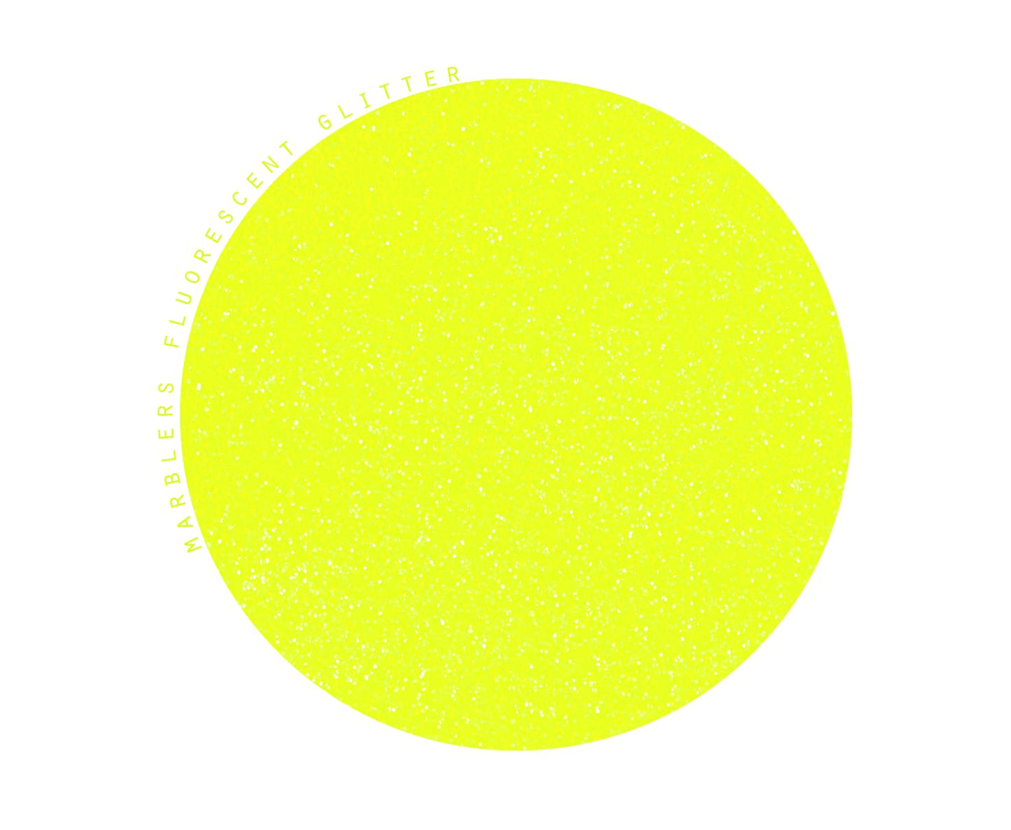 MARBLERS Neon Glitter [Fluorescent Yellow] 1.5oz (42g) | Fine | Non-Toxic, Vegan, Cruelty-Free | Face, Body, Eyeshadow, Hair, Festival, Party Makeup |