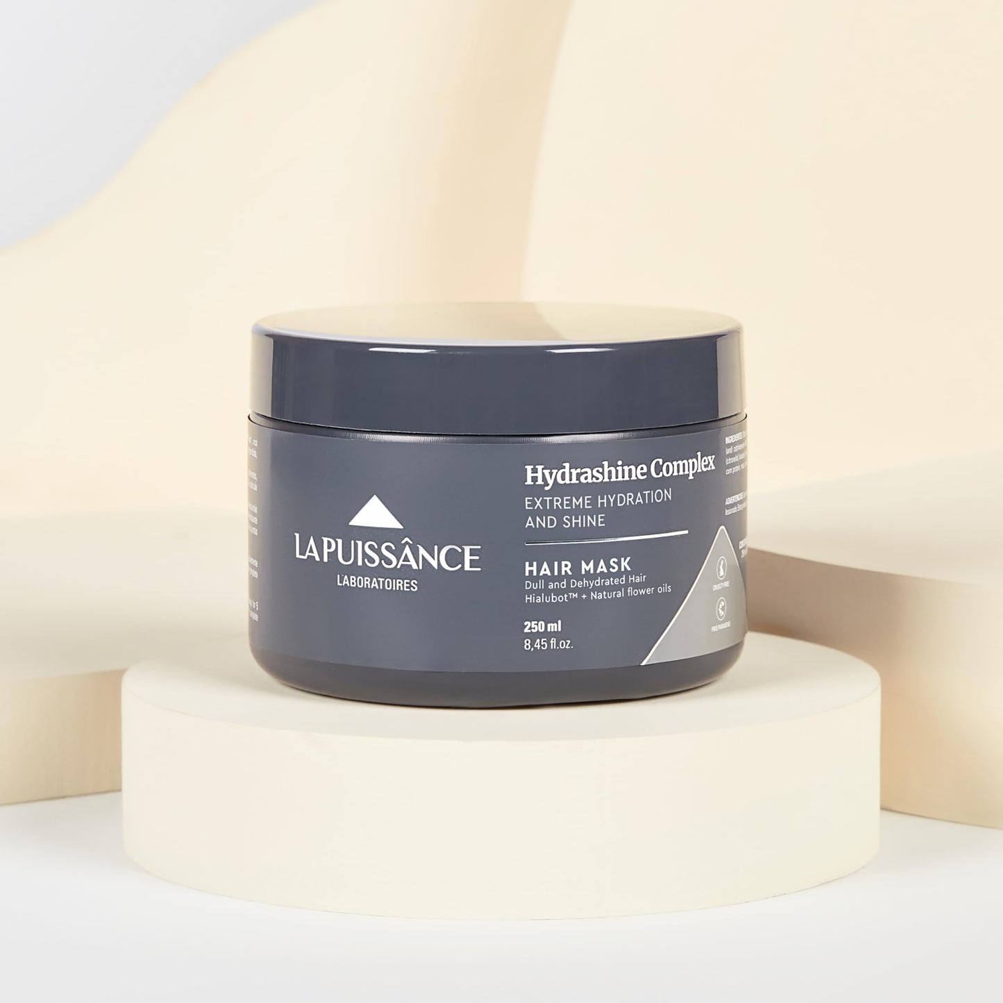 LA PUISSANCE Hydrashine Complete 5?Step Hair Care Kit - Shampoo + Treatment + Mask + Flash Ampoule + Leave?In | Deep Hydration, Shine & Anti?Frizz |