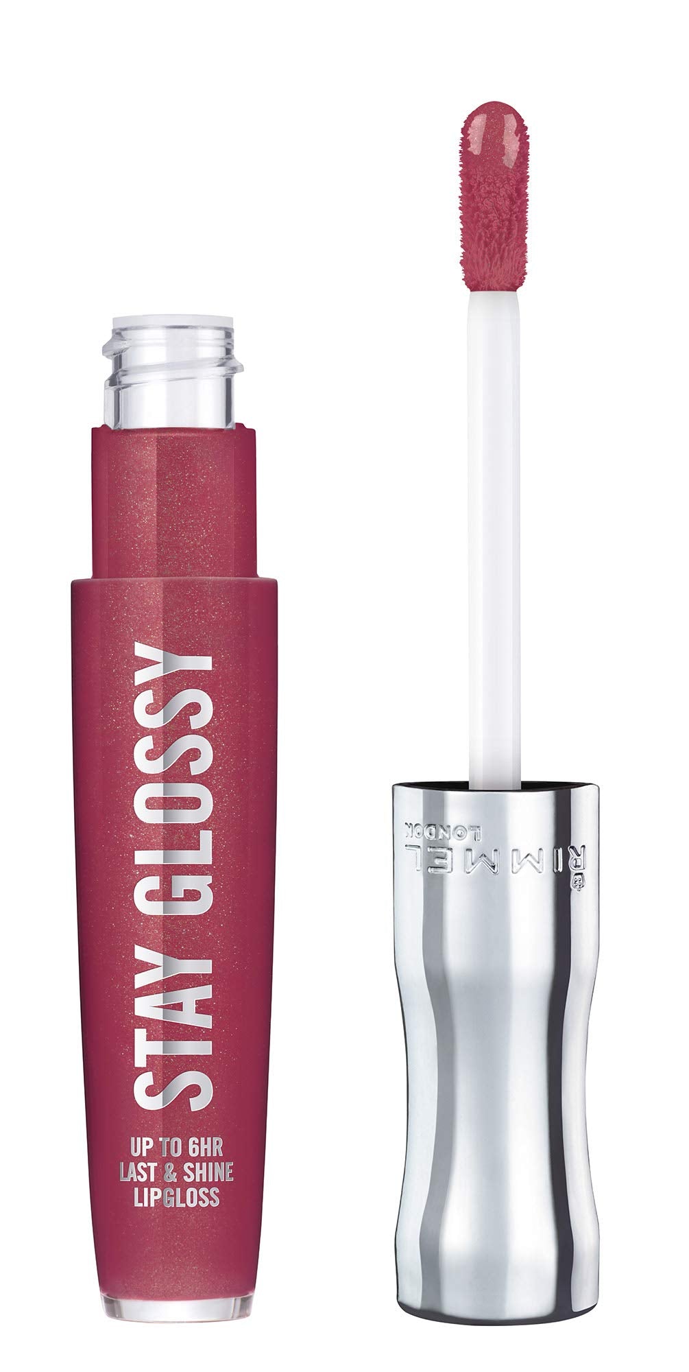 Rimmel Stay Glossy Lip Gloss - Non-Sticky and Lightweight Formula for Lip Color and Shine - 340 Captivate Me!, .18oz Beauty and Personal Care Rimmel Default Title