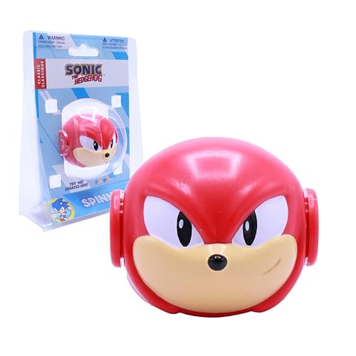 Sonic The Hedgehog Fidget Spinner - Knuckles (Official Collectible Stress Toy & ADHD Focus Spinner) Sonic, Knuckles, Tails, Super Sonic