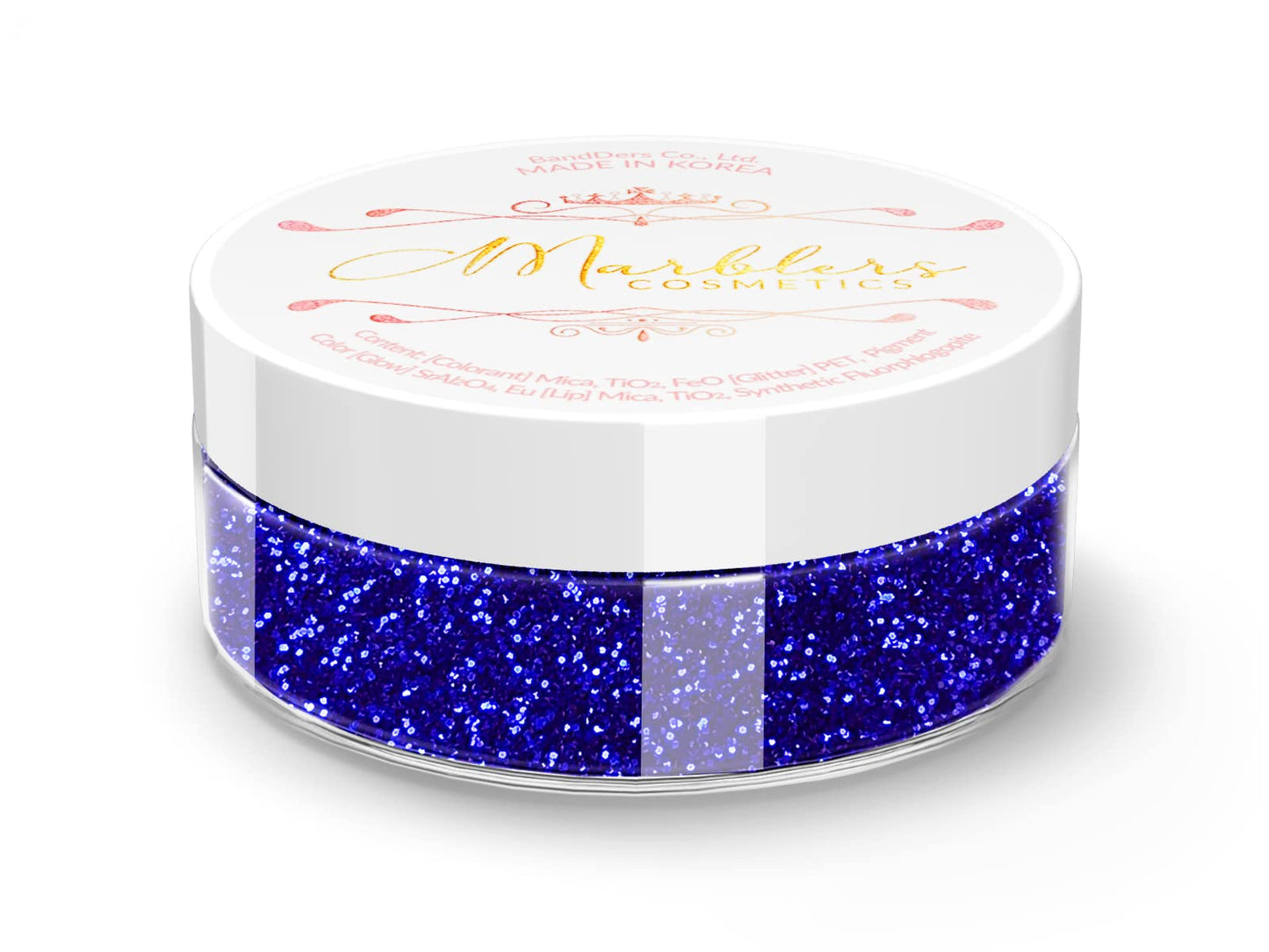 MARBLERS Twinkle Face & Body Glitter [Royal Blue] 0.18oz (5g) | Fine | Non-Toxic | Vegan | Cruelty-Free | Festival, Rave & Party Makeup | Eye, Hair