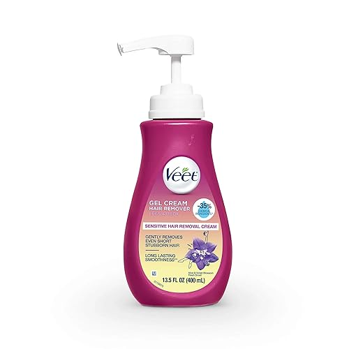 Veet Gel Hair Remover Cream with Essential Oils, 13.50 Ounce (Package May Vary)