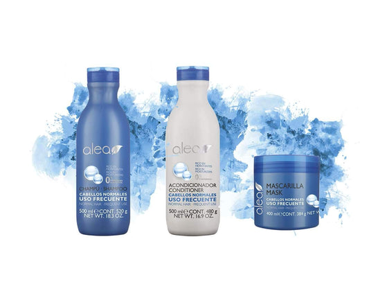 Alea Normal Hair Frequent Use Rich in MOISTURIZER Shampoo + Conditioner + Mask Set