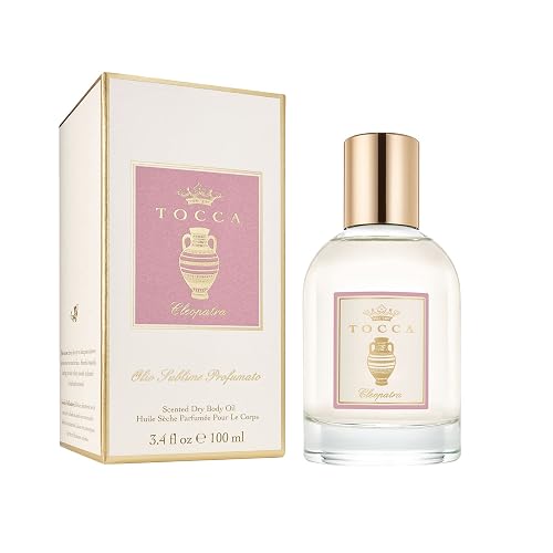 Tocca Cleopatra Scented Dry Body Oil, 3.4 Fl Oz - Olio Sublime Profumato Body Fragrance Featuring Grapefruit, Jasmine & Vanilla Musk