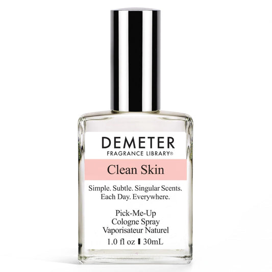 DEMETER Natural Perfume Spray Cologne for Women, Clean Skin, 1 oz